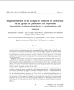 Implementación de la terapia de solución de problemas en un grupo de pacientes con depresión