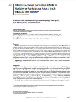 Fatores associados à mortalidade infantil no Município de Foz do Iguaçu, Paraná, Brasil: estudo de caso-controle