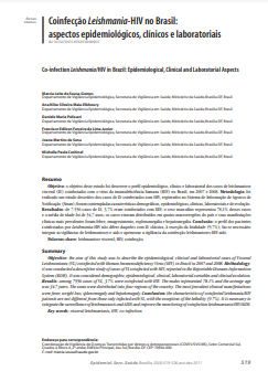 Coinfecção Leishmania-HIV no Brasil: aspectos epidemiológicos, clínicos e laboratoriais