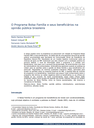 O Programa Bolsa Família e seus beneficiários na opinião pública brasileira