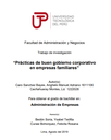 Prácticas de buen gobierno corporativo en empresas familiares