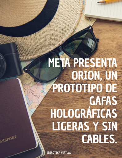 Meta presenta Orion, un prototipo de gafas holográficas ligeras y sin cables