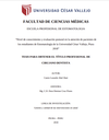 Nivel de conocimiento y evaluación postural en la atención de pacientes de los estudiantes de Estomatología