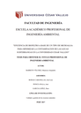 Eficiencia De Biofiltro A Base De Un Tipo De Microalga Para Minimizar La Contaminacion De Las Aguas Subterraneas