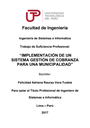 Implementación de un sistema de gestión de cobranza para una municipalidad