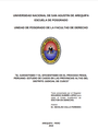 El garantismo y el eficientismo en el proceso penal peruano: Estudio de casos en las provincias altas del Distrito Judicial de Cusco