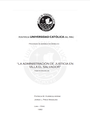 La administración de justicia en Villa El Salvador