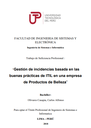 Gestión de incidencias basada en las buenas prácticas de ITIL en una empresa de productos de belleza