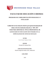 Calidad del servicio educativo desde la percepción del alumnado del sétimo ciclo de la Institución Educativa N.° 3037, 2017