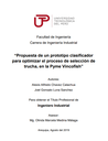 Propuesta de un prototipo clasificador para optimizar el proceso de selección de trucha, en la Pyme Vincofish