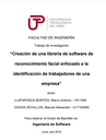 Creación de una librería de software de reconocimiento facial enfocado a la identificación de trabajadores de una empresa