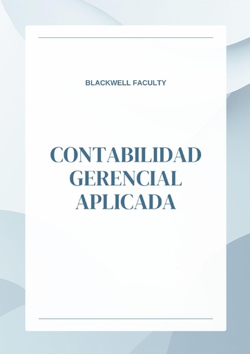 CONTABILIDAD GERENCIAL APLICADA