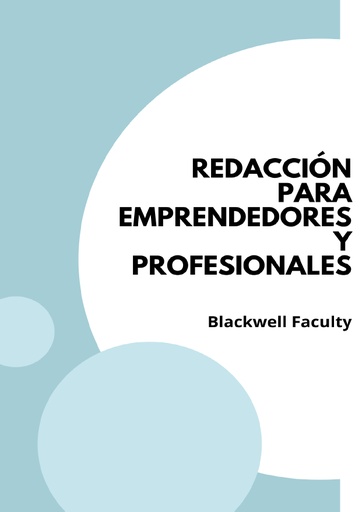 REDACCIÓN PARA EMPRENDEDORES Y PROFESIONALES