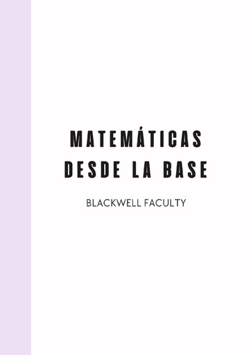 MATEMÁTICAS DESDE LA BASE