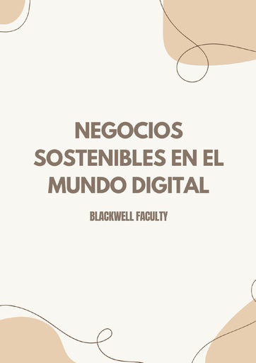 NEGOCIOS SOSTENIBLES EN EL MUNDO DIGITAL