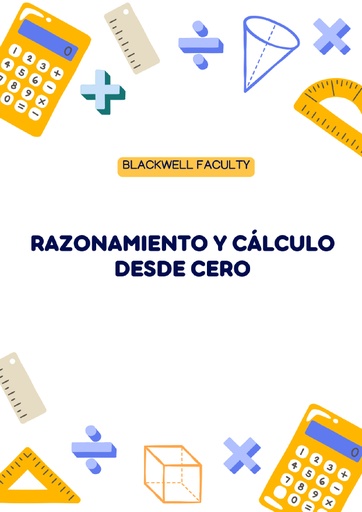 RAZONAMIENTO Y CÁLCULO DESDE CERO
