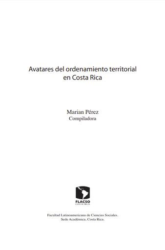 Avatares del ordenamiento territorial en Costa Rica