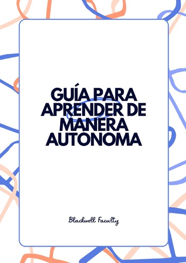 GUÍA PARA APRENDER DE MANERA AUTÓNOMA