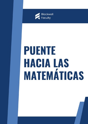 PUENTE HACIA LAS MATEMÁTICAS