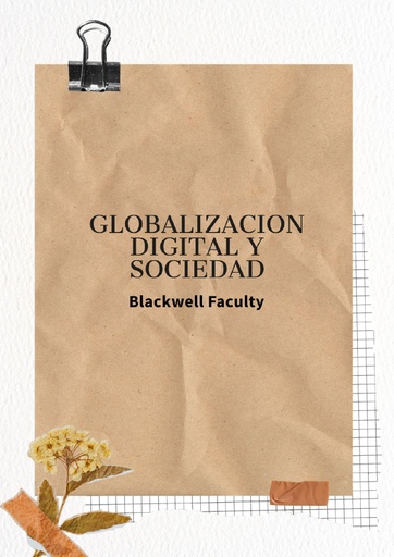 GLOBALIZACION DIGITAL Y SOCIEDAD