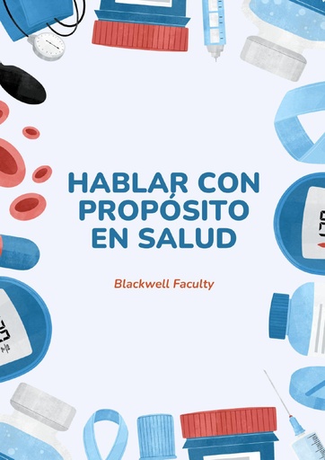 HABLAR CON PROPÓSITO EN SALUD