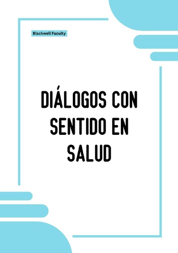 DIÁLOGOS CON SENTIDO EN SALUD