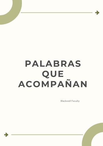PALABRAS QUE ACOMPAÑAN