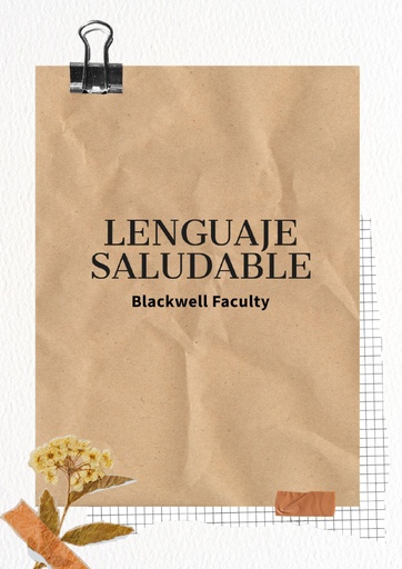 LENGUAJE SALUDABLE