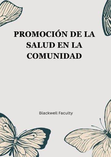 PROMOCIÓN DE LA SALUD EN LA COMUNIDAD