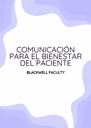 COMUNICACIÓN PARA EL BIENESTAR DEL PACIENTE