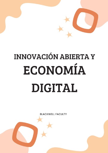 INNOVACIÓN ABIERTA Y ECONOMÍA DIGITAL
