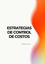 ESTRATEGIAS DE CONTROL DE COSTOS