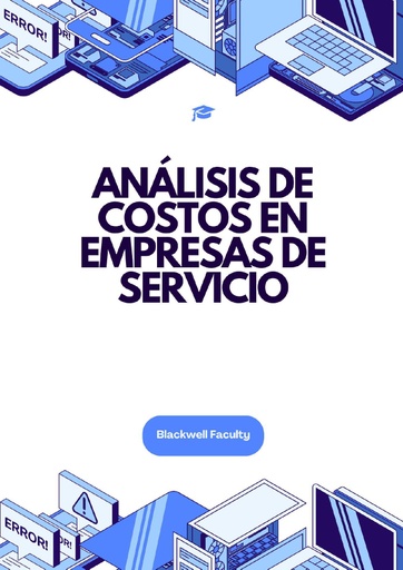 ANÁLISIS DE COSTOS EN EMPRESAS DE SERVICIO