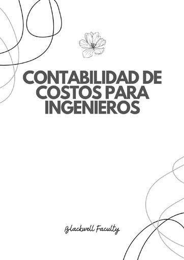 CONTABILIDAD DE COSTOS PARA INGENIEROS