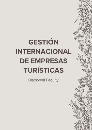 GESTIÓN INTERNACIONAL DE EMPRESAS TURÍSTICAS