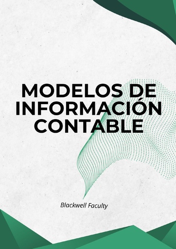 MODELOS DE INFORMACIÓN CONTABLE