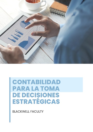 CONTABILIDAD PARA LA TOMA DE DECISIONES ESTRATÉGICAS
