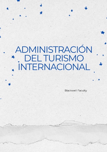 ADMINISTRACIÓN DEL TURISMO INTERNACIONAL
