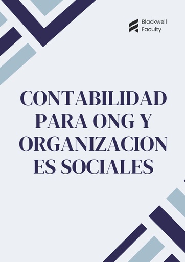 CONTABILIDAD PARA ONG Y ORGANIZACIONES SOCIALES