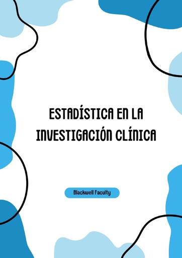 ESTADÍSTICA EN LA INVESTIGACIÓN CLÍNICA