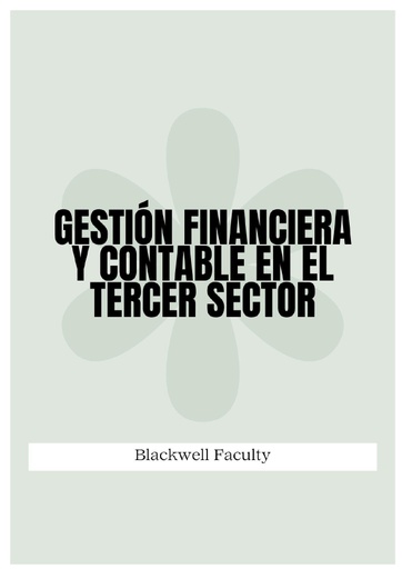 GESTIÓN FINANCIERA Y CONTABLE EN EL TERCER SECTOR