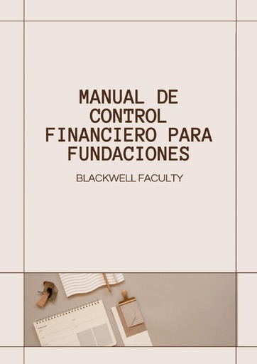 MANUAL DE CONTROL FINANCIERO PARA FUNDACIONES