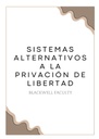 SISTEMAS ALTERNATIVOS A LA PRIVACIÓN DE LIBERTAD