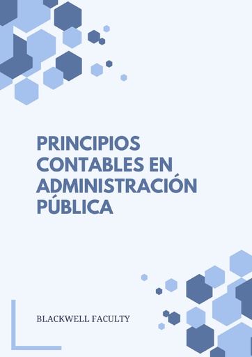 PRINCIPIOS CONTABLES EN ADMINISTRACIÓN PÚBLICA