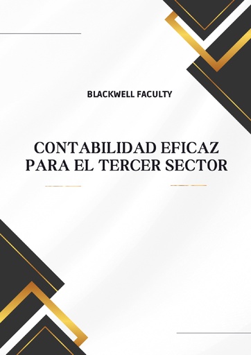 CONTABILIDAD EFICAZ PARA EL TERCER SECTOR