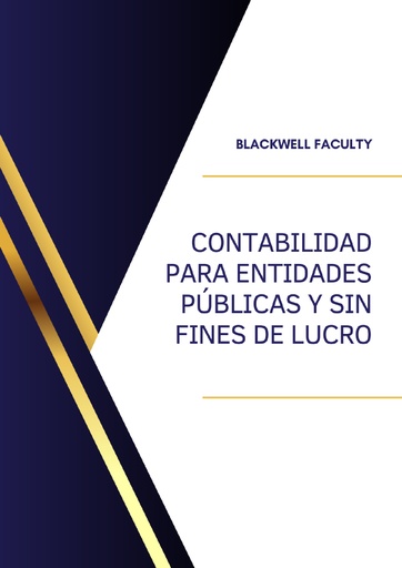 CONTABILIDAD PARA ENTIDADES PÚBLICAS Y SIN FINES DE LUCRO