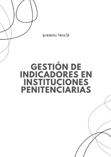 GESTIÓN DE INDICADORES EN INSTITUCIONES PENITENCIARIAS