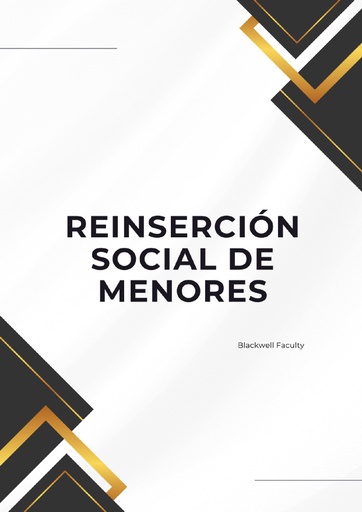 REINSERCIÓN SOCIAL DE MENORES