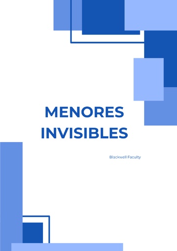 MENORES INVISIBLES