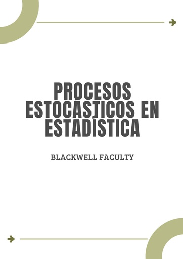 PROCESOS ESTOCÁSTICOS EN ESTADÍSTICA